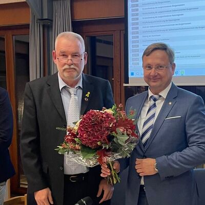 Bürgermeister Dr. Andreas J. Wulf in das Amt eingeführt und vereidigt