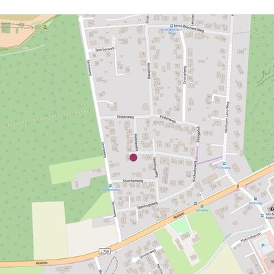 Bild vergr&ouml;&szlig;ern: Karte vom Spielplatz am Kiebitzweg